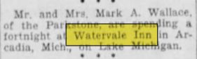 Watervale Inn - 1935 Mention In Det Free Press